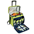 Deluxe Picnic Cooler for Four on Wheels